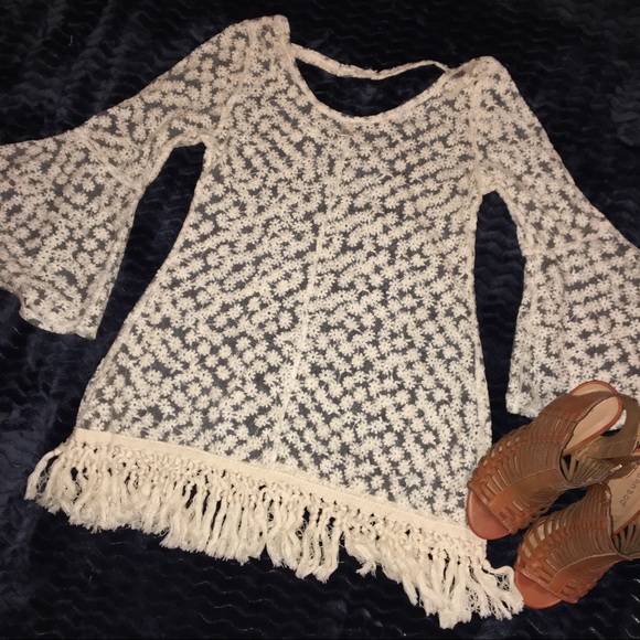 Tops - 🚫SOLD LOCAL🚫NEW Size XS/S Bohemian Top/Cover up